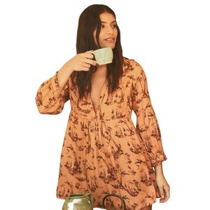 Agua Bendita Romero Pavana Dress fits like a small / medium